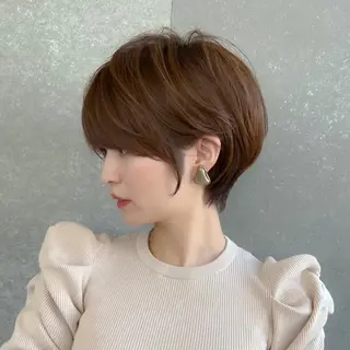 ショート 縮毛矯正/レイヤー taiga🧡のヘアスタイル