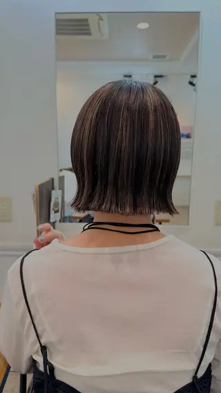 ミディアム 小川 瑞月のヘアスタイル
