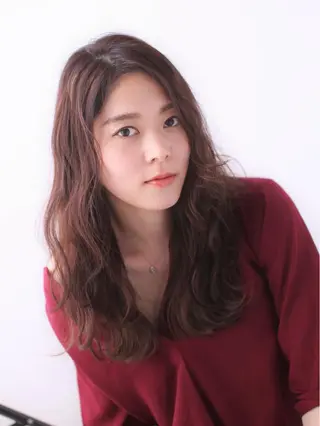 ロング 伸びても可愛いカラー 愛甲竜佑のヘアスタイル