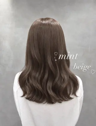 カラー 透明艶カラー☆ アレンジ🪽yuiのヘアスタイル
