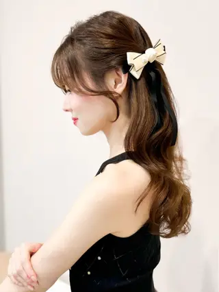セミロング 韓国アイドルヘア🩶 nanako🦋のヘアスタイル