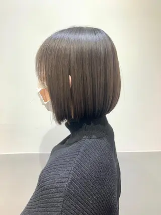 ショート カラー パーマ ヘアアレンジ 🖤小顔ボブ/ウルフ レイヤー🖤山本諒のヘアスタイル