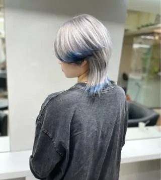 カラー yasuハイトーン/ デザインカラーのヘアスタイル