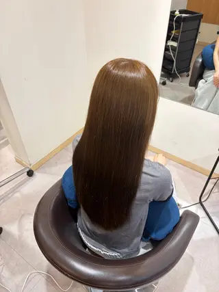 ロング カラー 荒井 茉凜のヘアスタイル