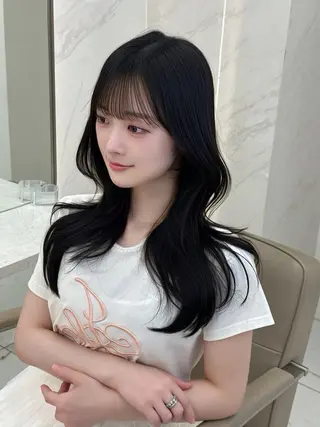 ロング カラー 小林 拳人のヘアスタイル