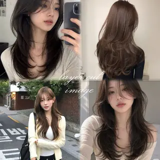 ロング 韓国ヘア🇰🇷🤍 Ruri루리🫧のヘアスタイル