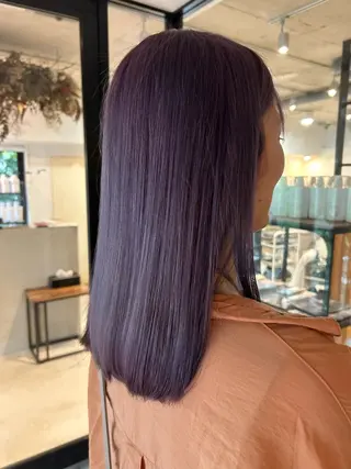 ミディアム MIO 大名/ 縮毛・ブリーチ💎のヘアスタイル