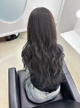 ロング カラー 冨木 雄斗のヘアスタイル