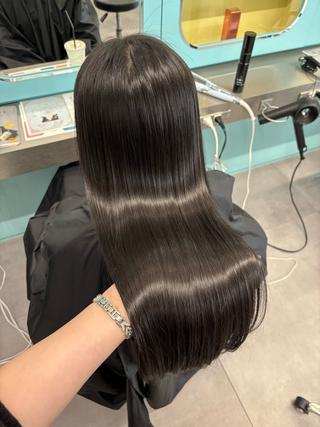 ロング Mio/韓国風/ ショートカットのヘアスタイル