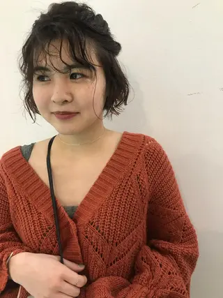 パーマ 💓パーマ，💗 レイヤーカットのヘアスタイル