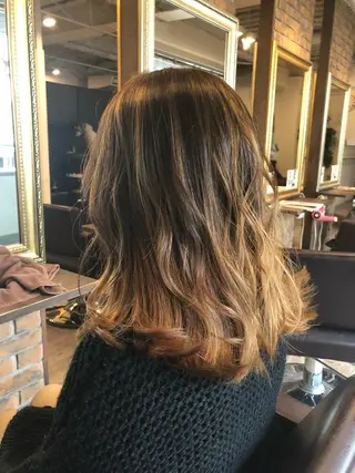 セミロング 美髪・艶髪特化美容師 RYOJIのヘアスタイル