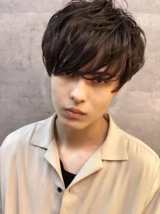 メンズ パーマ カラー Atem ☀️大町店のヘアスタイル