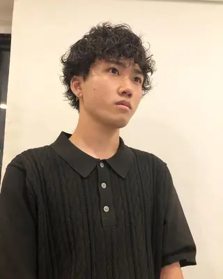 パーマ ヘアアレンジ メンズ メンズ特化✂️栗原 侑也のヘアスタイル