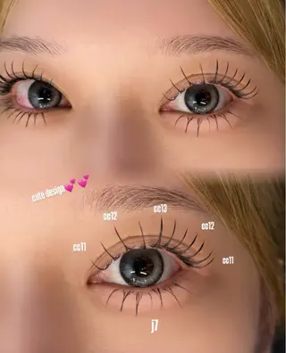 マツエク・マツパ 名駅Eyelist ⭐︎nanano⭐︎のマツエク・マツパデザイン