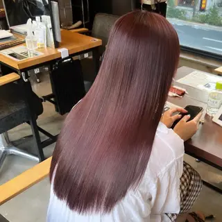 ロング カラー ✨縮毛矯正/髪質改善 錦糸町/松坂拓馬のヘアスタイル