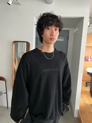 パーマ メンズ 🎩メンズ特化 健太🎩のヘアスタイル