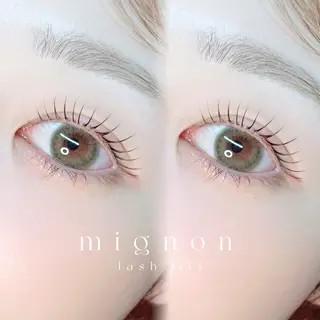 マツエク・マツパ mignon /まつげパーマ・小顔の眉毛・アイブロウイメージ