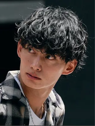 パーマ メンズ 似合わせパーマ🔥 河浪  大智のヘアスタイル