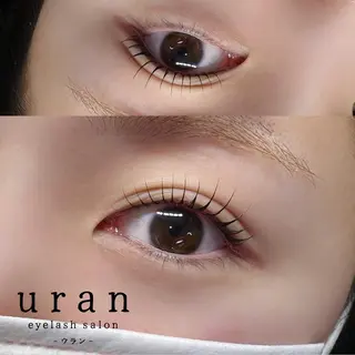 マツエク・マツパ uran − ウラン − / 束感まつげのマツエク・マツパデザイン