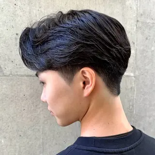 カラー パーマ メンズ 渋谷|かりん☺︎ ニュアンスパーマのヘアスタイル