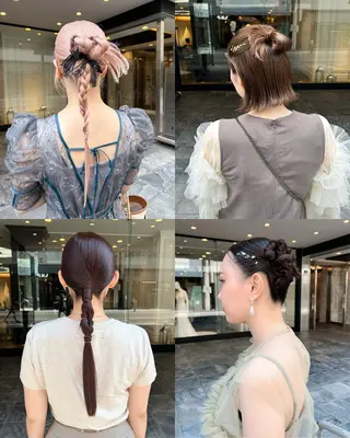 ロング ヘアアレンジ AKO .のヘアスタイル