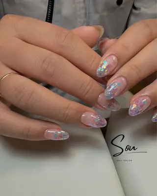 カラー S o u_ nail salonのネイルデザイン