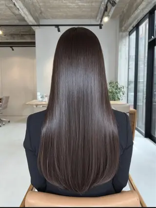 ロング 上地 ㅤ⠀虹奈のヘアスタイル