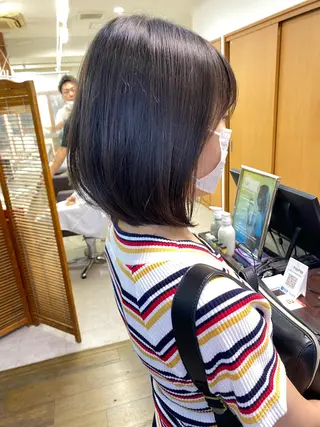 ショート ブリーチカラー🫧 森　凪沙のヘアスタイル