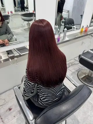 ロング カラー Parve  Mix 🫧梶川虹のヘアスタイル