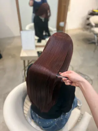 ロング ハルナ🌸 髪質改善のヘアスタイル