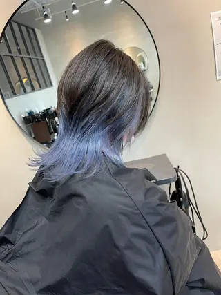ミディアム カラー 阪田 素規のヘアスタイル