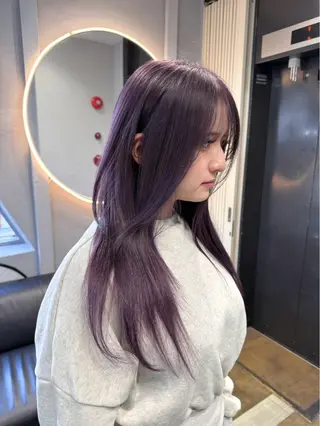 セミロング カラー GiseL 博多筑紫口店のヘアスタイル