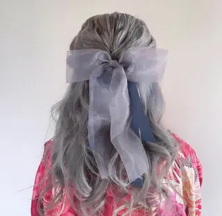ロング カラー 町田ブリーチ特化 MANATOのヘアスタイル