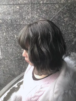 ミディアム カラーアンドケアリタ kitamuuuのヘアスタイル
