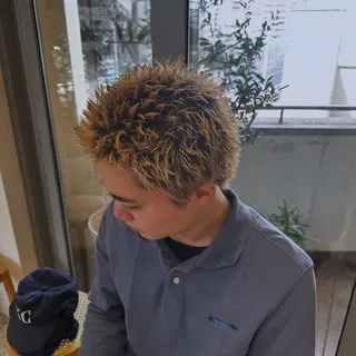カラー メンズ ハマベ イクト FLORENのヘアスタイル