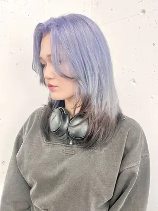ミディアム カラー 原宿/ブリーチ特化/ RYUTOのヘアスタイル