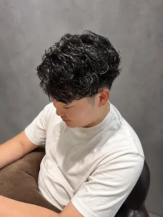 パーマ メンズ 🔥メンズ特化シ ャドウ、URYU🔥のヘアスタイル