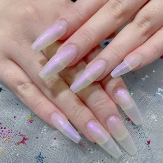 ネイル 🎀kira 長さだし💗モチ最高のネイルデザイン