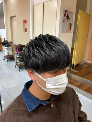 セミロング ヘアアレンジ メンズ 🔮メンズ縮毛矯正 メンズパーマ💎竹永のヘアスタイル