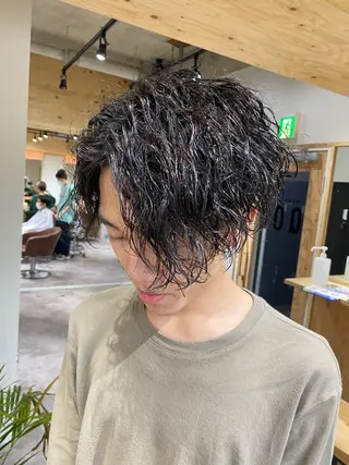 パーマ メンズ トレンドパーマ‼️ NAOKI💥のヘアスタイル