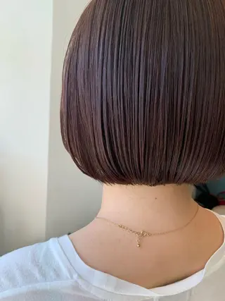 ショート 名駅🦢大人艶カラー 🪽カミヤアカネのヘアスタイル