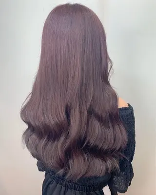 ロング カラー 🇰🇷ブリーチ縮毛 髪質改善七星🇰🇷のヘアスタイル
