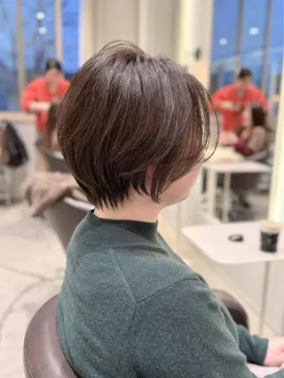 ショート 落合 美穂のヘアスタイル