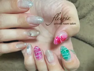 ネイル フルリール 【プライベートサロンのネイルデザイン