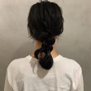ロング カラー ヘアアレンジ アンニュイヘア🪽 ayumiのヘアスタイル