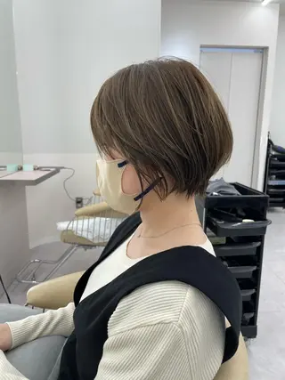 ショート カラー 木原良 (キハラ リョウ)のヘアスタイル