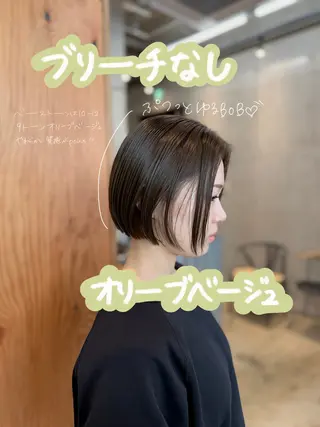ショート カラー ヘアアレンジ REONA🪽✨薬院 レイヤーカット🫧のヘアスタイル