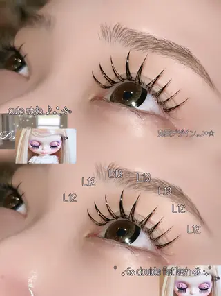 マツエク・マツパ ☆eyelist _miu☆のマツエク・マツパデザイン