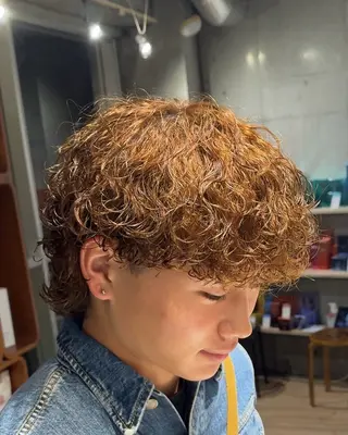 カラー パーマ メンズ fifth 堀内新史のヘアスタイル