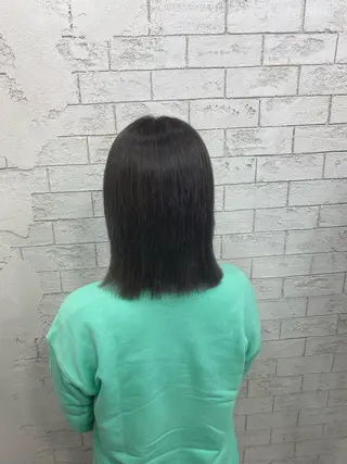 ミディアム カラー グレージュ達人/赤み 消し/ブリーチ/岩崎のヘアスタイル